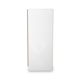 Jago-slatted-effect-2-door-midi-wardrobe-white from Roseland Furniture