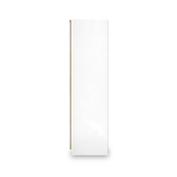 Jago-slatted-effect-2-door-wardrobe-white from Roseland Furniture