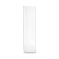 Jago-slatted-effect-tall-2-door-wardrobe-white from Roseland Furniture