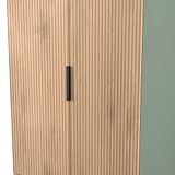 Jago-tall-2-door-2-drawer-wardrobe-green from Roseland Furniture