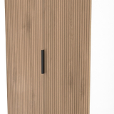 Jago-tall-2-door-2-drawer-wardrobe-white from Roseland Furniture