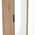 Jago-tall-2-door-2-draw-mirrored-wardrobe-white from Roseland Furniture