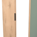 Jago-tall-2-door-mirrored-wardrobe-green from Roseland Furniture