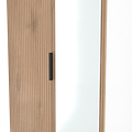 Jago-tall-2-door-mirrored-wardrobe-white from Roseland Furniture