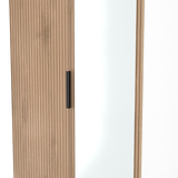 Jago-tall-2-door-mirrored-wardrobe-white from Roseland Furniture