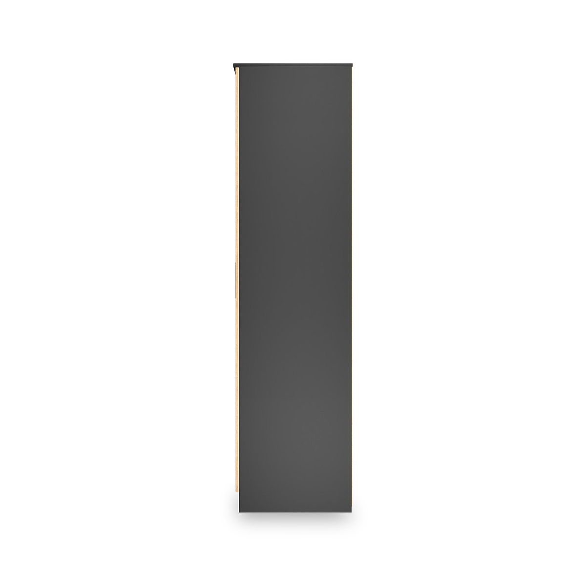 Jago-tall-3-door-wardrobe-black from Roseland Furniture