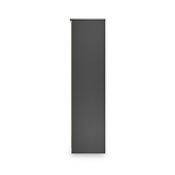 Jago-tall-3-door-wardrobe-black from Roseland Furniture