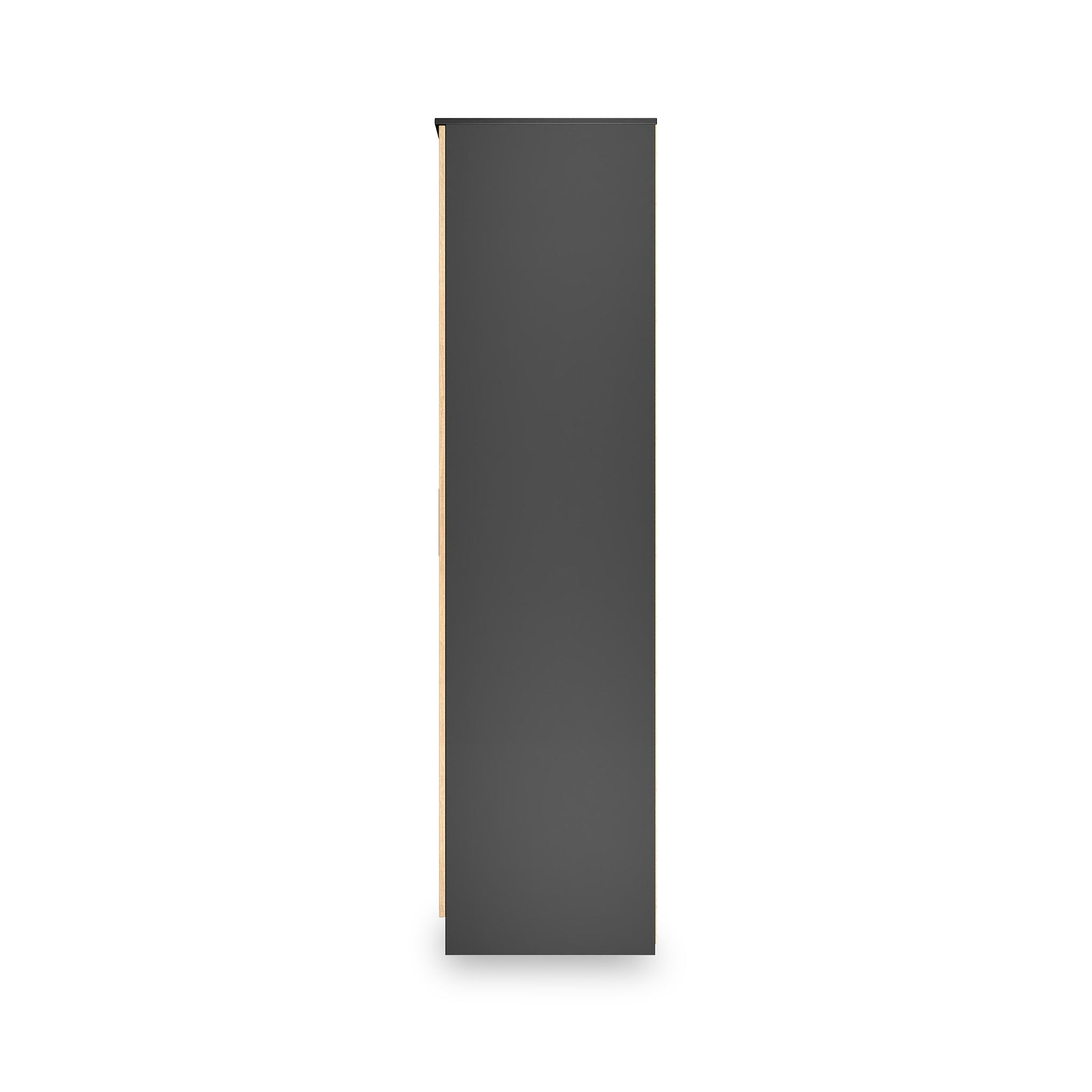 Jago-tall-3-door-wardrobe-black from Roseland Furniture