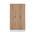 Jago-tall-3-door-wardrobe-white from Roseland Furniture