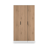 Jago-tall-3-door-wardrobe-white from Roseland Furniture