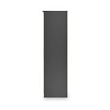 Jago-tall-3-door-mirrored-wardrobe-black from Roseland Furniture