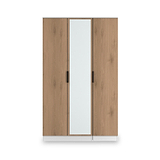 Jago-tall-3-door-mirrored-wardrobe-white from Roseland Furniture