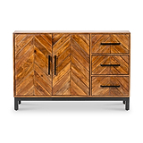 Loric Parquet Mango Wood Small Sideboard