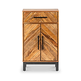 Loric Parquet Mango Wood Mini Sideboard