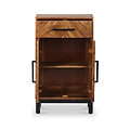 Loric Parquet Mango Wood Mini Sideboard