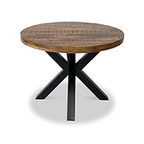Carrow Mango 130cm Round Dining Table from Roseland Furniture