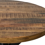 Carrow Mango 150cm Round Dining Table from Roseland Furniture