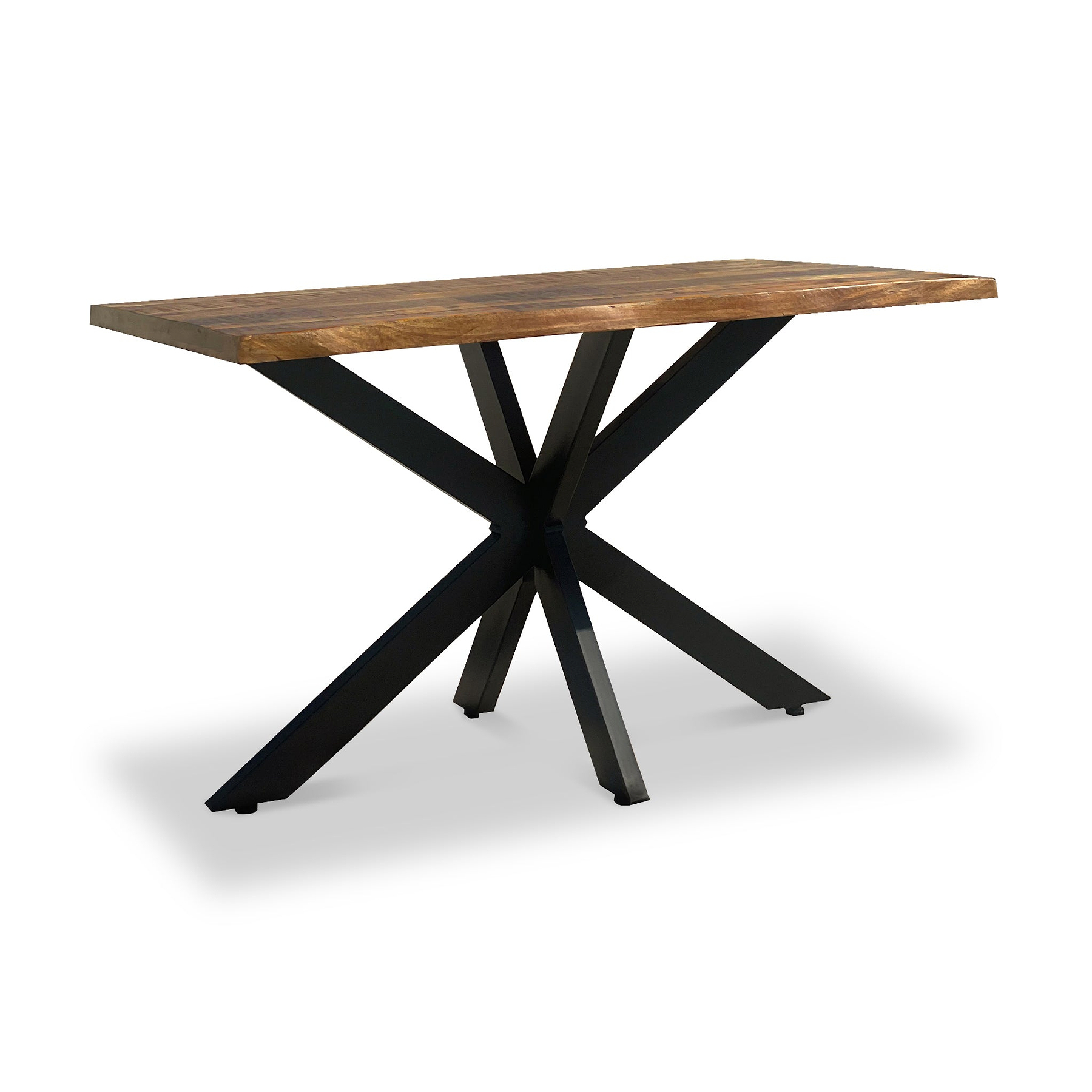 Carrow 140cm Mango Wood Dining Table from Roseland Furniture