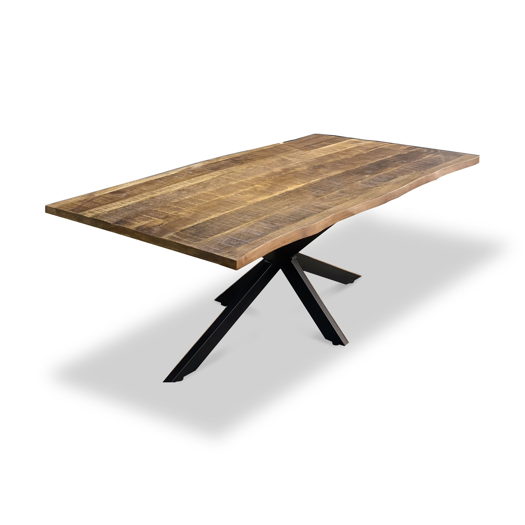 Carrow 180cm Mango Wood Dining Table from Roseland Furniture