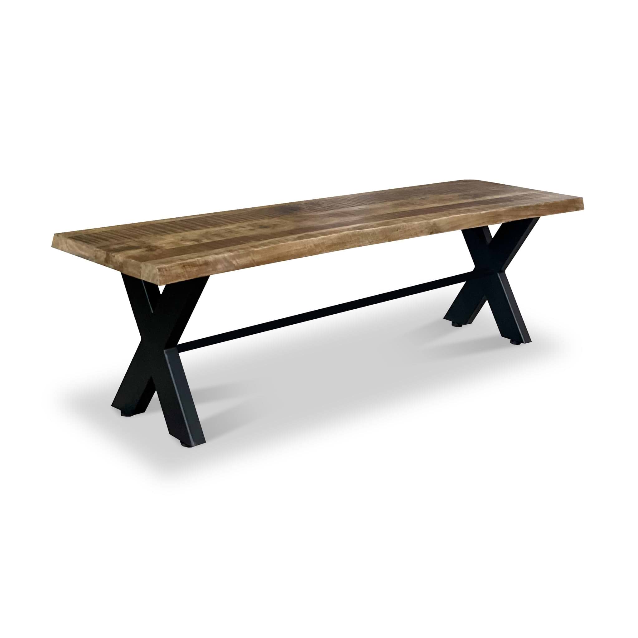 Carrow 160cm Mango Wood Dining Bench by Roseland Furniture