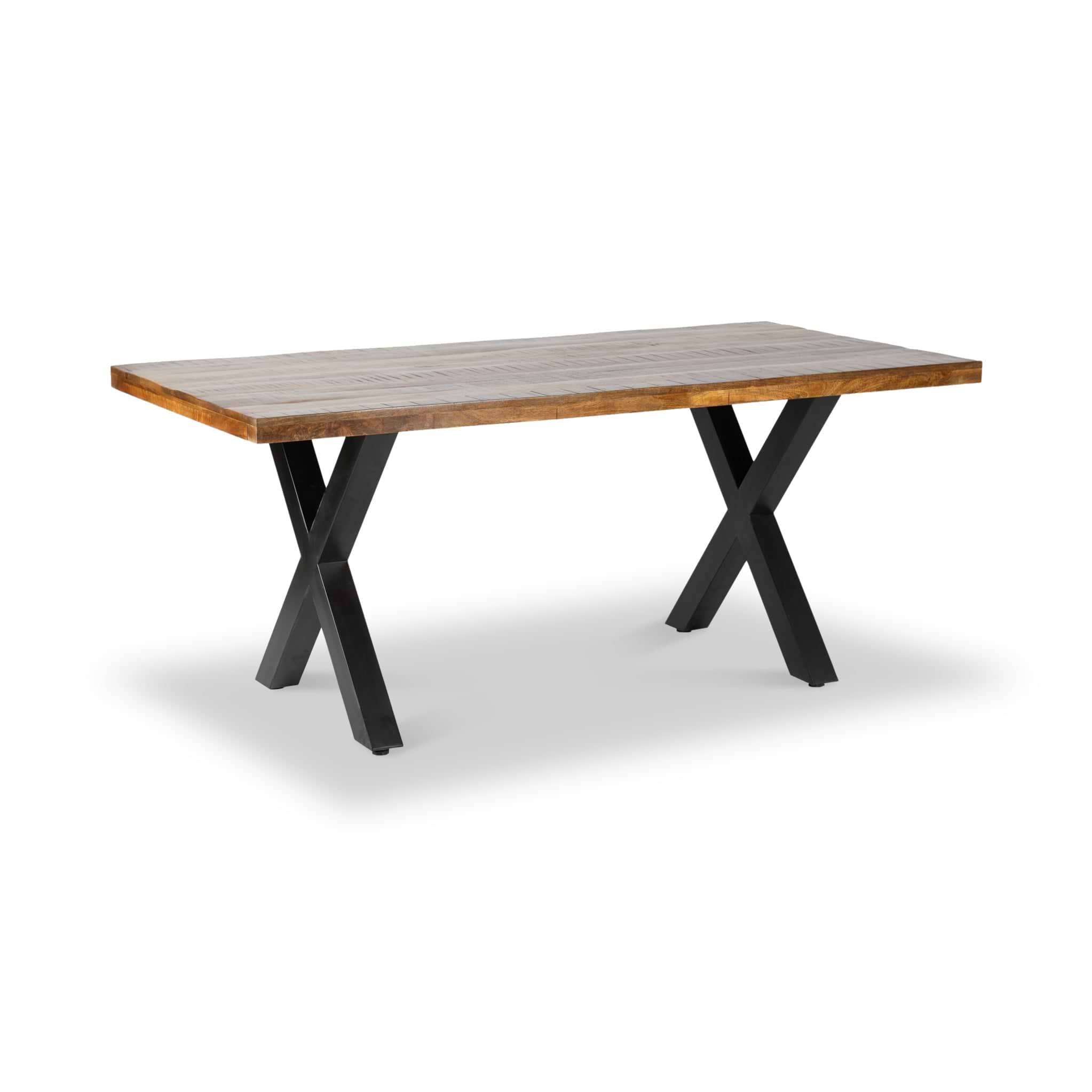 Benjin 180cm Mango Wood Dining Table from Roseland Furniture