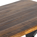 Benjin 220cm Mango Wood Dining Table from Roseland Furniture