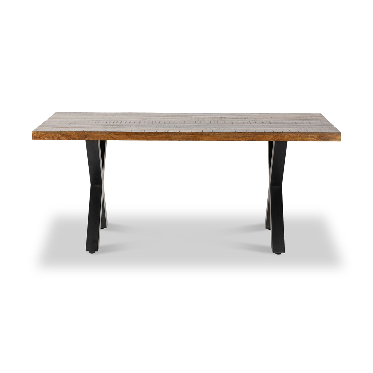 Benjin 220cm Mango Wood Dining Table for 8-10 from Roseland Furniture