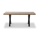Benjin 220cm Mango Wood Dining Table for 8-10 from Roseland Furniture