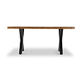Benjin 220cm Mango Wood Dining Table from Roseland Furniture