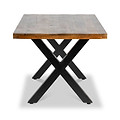 Benjin 220cm Mango Wood Dining Table from Roseland Furniture