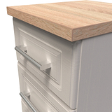Talland Ash 3 Drawer Bedside Cabinet by Roseland Furniture