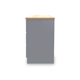 Talland Grey 3 Drawer Chest by Roseland Furniture