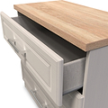 Talland Taupe 3 Drawer Chest by Roseland Furniture