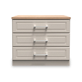 Talland Taupe 3 Drawer Chest by Roseland Furniture