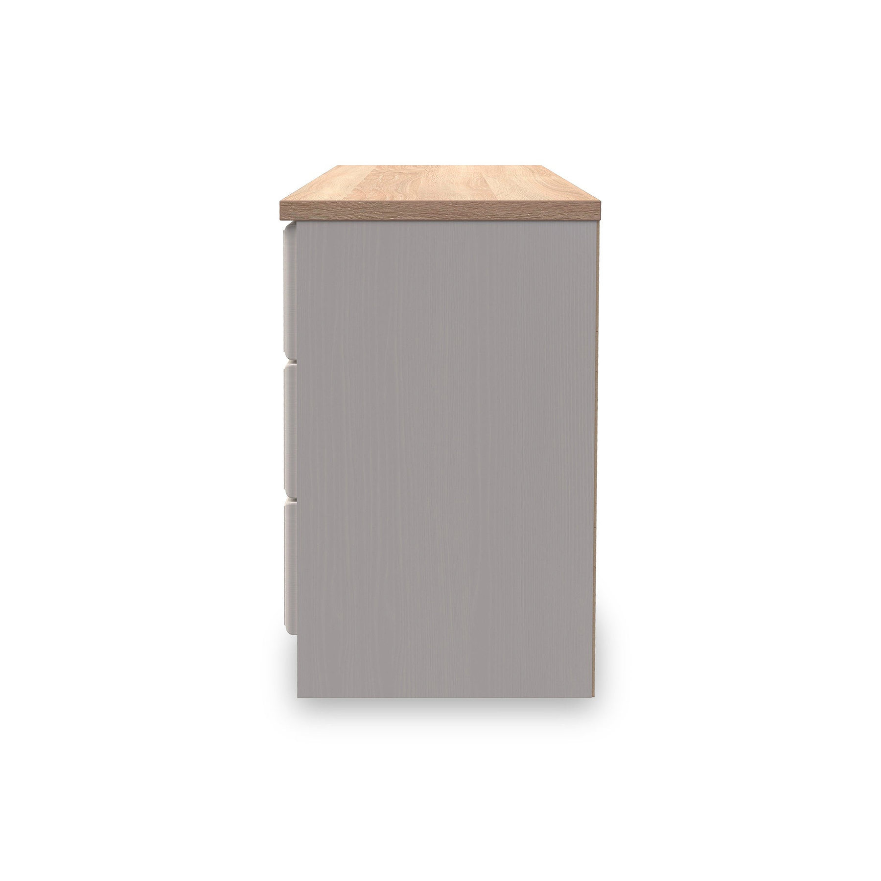 Talland Taupe 3 Drawer Chest by Roseland Furniture