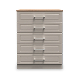 Talland Ash 5 Drawer Chest by Roseland Furniture