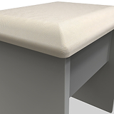 Talland Grey Stool by Roseland Furniture