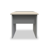 Talland Grey Stool by Roseland Furniture