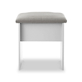 Talland White Stool by Roseland Furniture