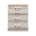 Talland Ash 4 Drawer Deep Chest by Roseland Furniture