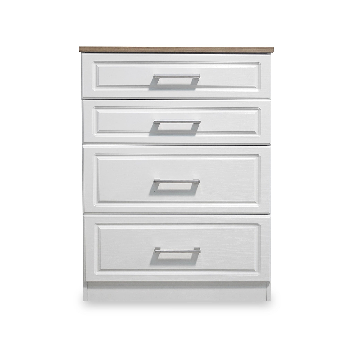 Talland White 4 Drawer Deep Chest by Roseland Furniture