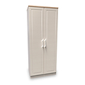 Talland Ash 2 Door Wardrobe by Roseland Furniture