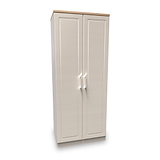 Talland Ash 2 Door Wardrobe by Roseland Furniture