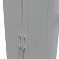 Talland Grey 2 Door 2 Drawer Wardrobe by Roseland Furniture