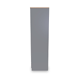 Talland Grey 2 Door 2 Drawer Wardrobe by Roseland Furniture