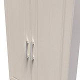Talland Ash 2 Door 2 Drawer Wardrobe by Roseland Furniture