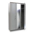 Talland Grey Triple Wardrobe by Roseland Furniture