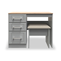 Talland Grey Dressing Table Set with Stool for Bedroom