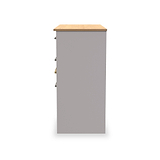 Talland Taupe Dressing Table Set with Stool