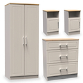 Talland Taupe 4 Piece Bedroom Set